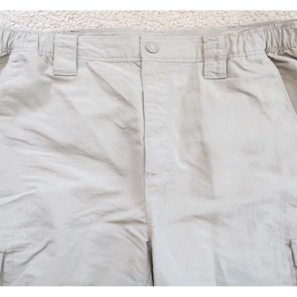 The North Face Nylon Casual‎ Khaki Cargo Shorts Men's Large Beige Outdoor Summer